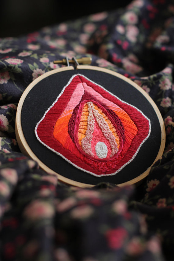 embroidered vagaina scarlet tentacle custom1